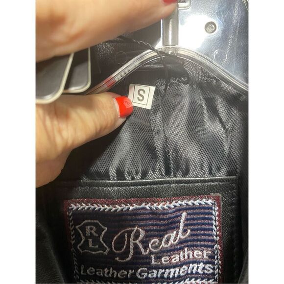 Leather womens jacket size S NWT - Picture 7 of 10